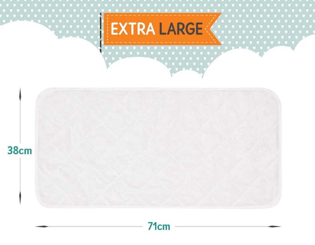 Bamboo Changing Pad Liner - 4 Pack - Bamboo Basix