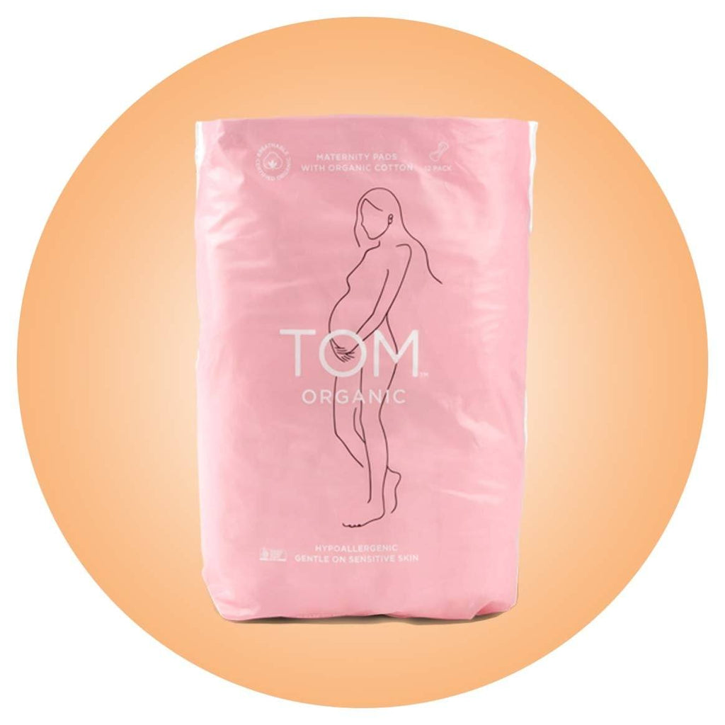 TOM Organic Maternity Pads - 12 Pack - Bamboo Basix