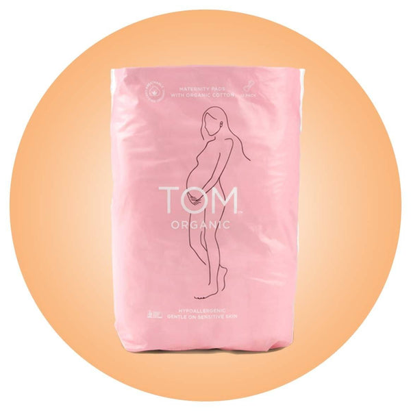 TOM Organic Maternity Pads - 12 Pack - Bamboo Basix