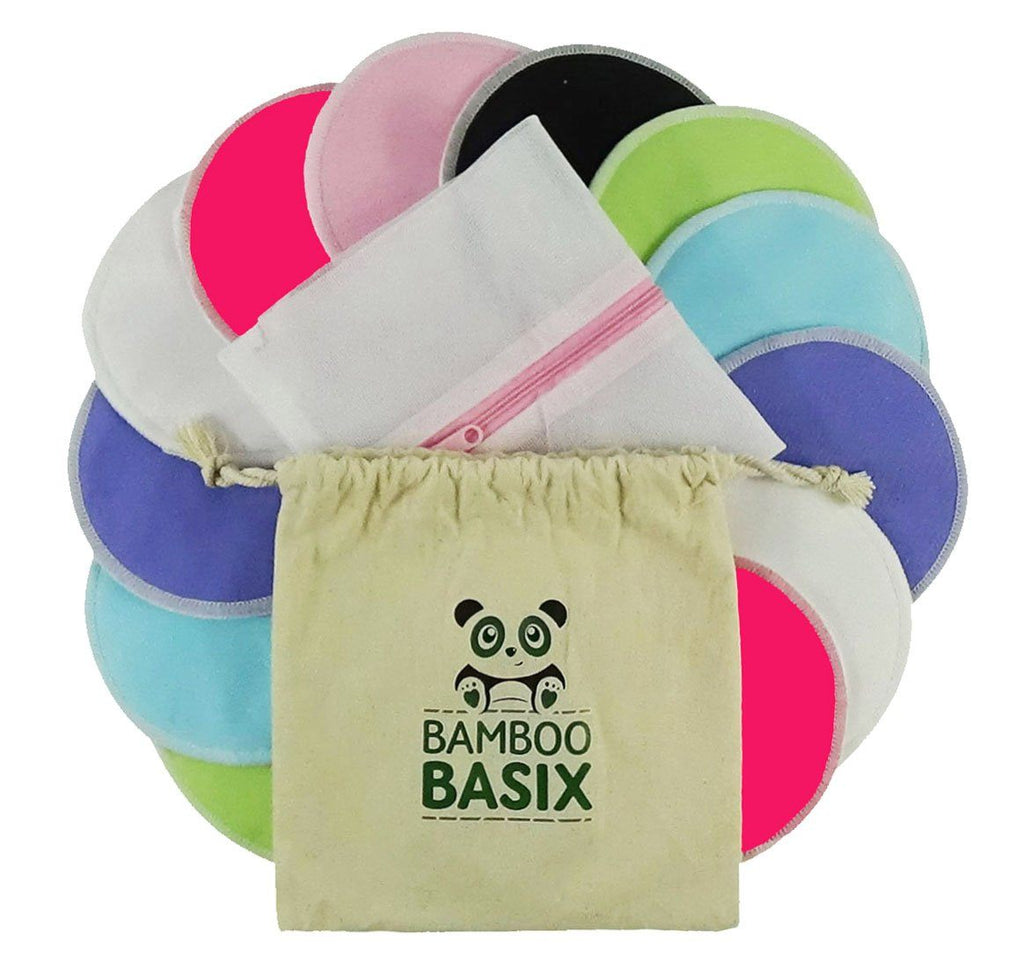 Bamboobies Nursing Pads for Breastfeeding, Reusable Breast Pads, Perfect  Baby Shower Gifts, 2 Overnight Pairs : : Baby